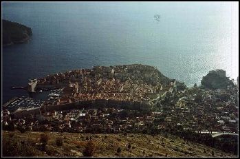 Vista panoramica de Dubrovinik - Croacia