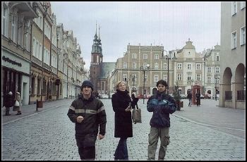 Com a amiga Kaska em Opole - Polonia