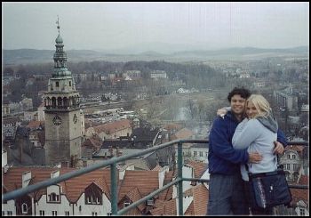 Com a amiga Edyta em Klodzco - Polonia