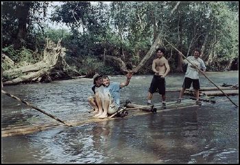 Rafting de bambu...