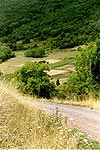 downhill naar de pauzeplaats