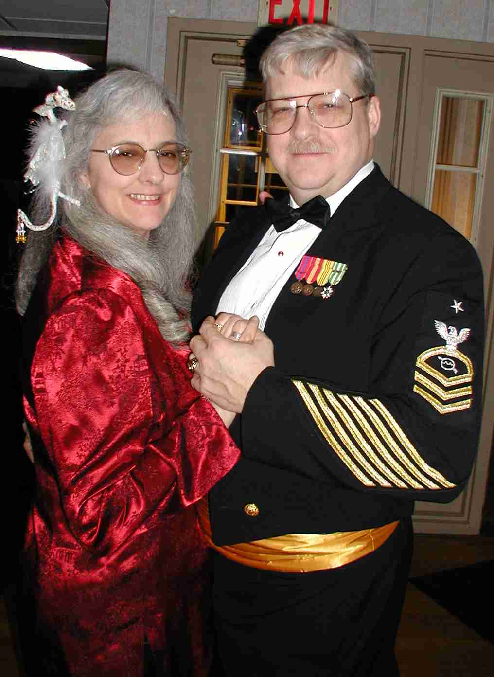 Me & the Dragonlady, CPOA Xmas Dance 2002