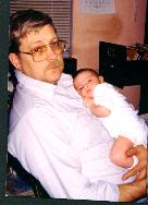 Grandpa Mojo and Amber, 1998