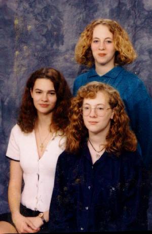 Michelle, Serena and Thea, 1996