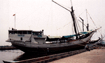 kapal, or boat, in Jakarta's Harbor