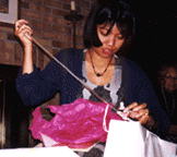 unwrapping presents