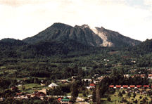 The active Mt. Sibayak