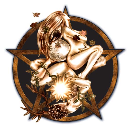 My favorite piece of art on the Lord and Lady of Wicca...