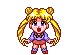 Kim is Sailor Moon, a source of ditziness, surprising strength and emotion...