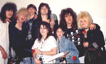 C. Pike of Mariah with some of the X Crew