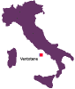 La posizione dell'isola di Ventotene nel mar Tirreno
