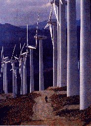 Zentral eoliko baten txikizio-emaitza mendian. Klik egin handiago ikusteko