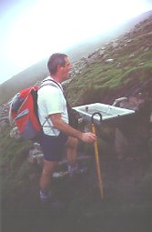 Josemari Aztiria Autzarako azkeneko aldapa gainditzen