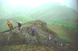 Aldapa gora, trepadatxo batean