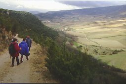 Biloriara hurbiltzeko azkeneko aldapa