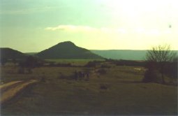 Pe&ntilde;a Ereatik jaitsi ondoren, Marindako zilueta aurrean. Klik egin handiago ikusteko