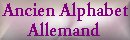 Vieil Alphabet Allemand