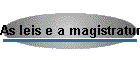 As leis e a magistratura