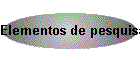 Elementos de pesquisa virtual