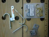 クレードル用フックとガイド用ヒートン