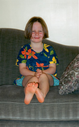 Emma's new hair style- 7/26/2001