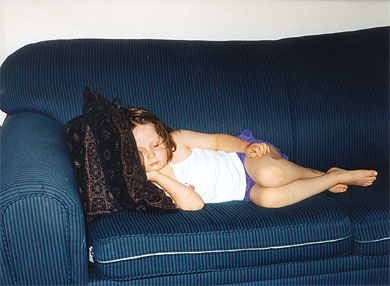 Emma sleeping