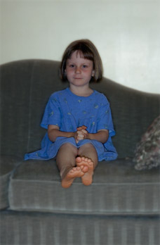 Madelaine's new hair cut!!- 7/26/2001