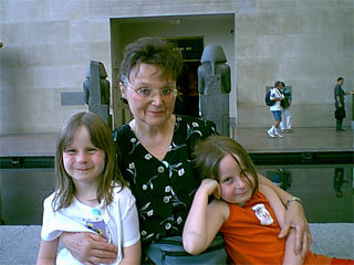 My mother and the kids