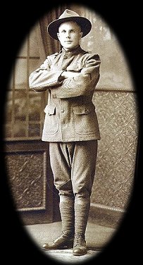 Grandpa in his armyuniform prior being sent to France during WW1