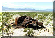 30s coupe near Death valley 