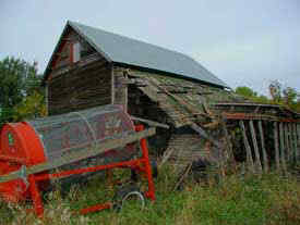 Neglected farm North Dakota