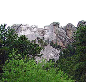 Mt. Rushmore from a distance