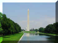 Washington Monument seen from Lincoln Memorial
