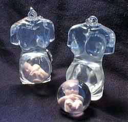 Unique "pregnant" key chain. Click here