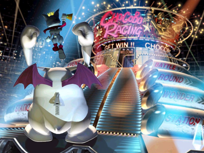 Cait Sith at the Chocobo Races