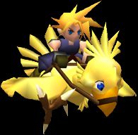 Cloud on Chocobo