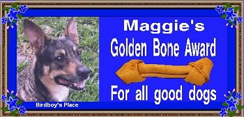 Maggie's Golden Bone Award