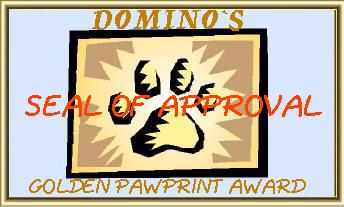 Domino's Golden Pawprint Award