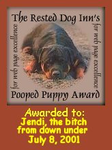 Pooped Puppy Award