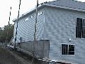 Siding on west side started