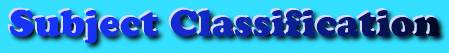 Subject classification