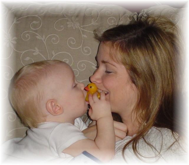 Aidan and Mommy being goofy!