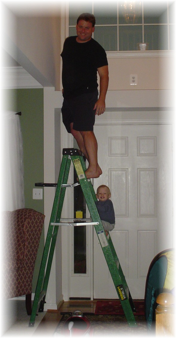 Daddy's little helper...
