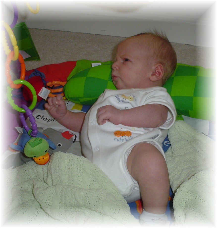 John Paul in his play mat