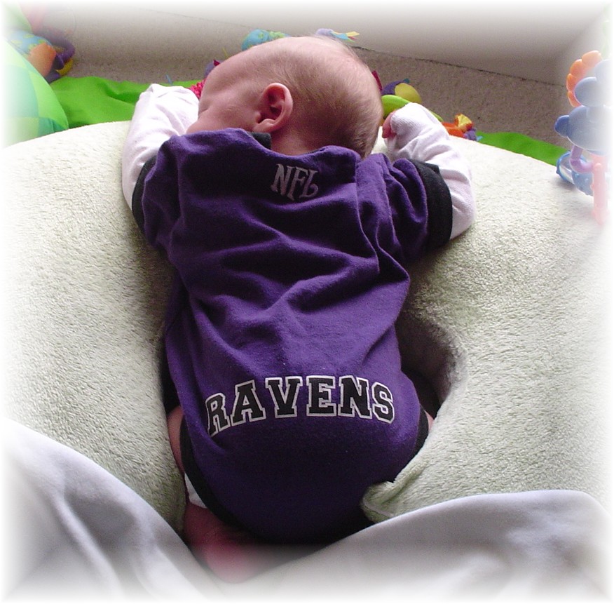 John Paul is the newest Ravens fan!