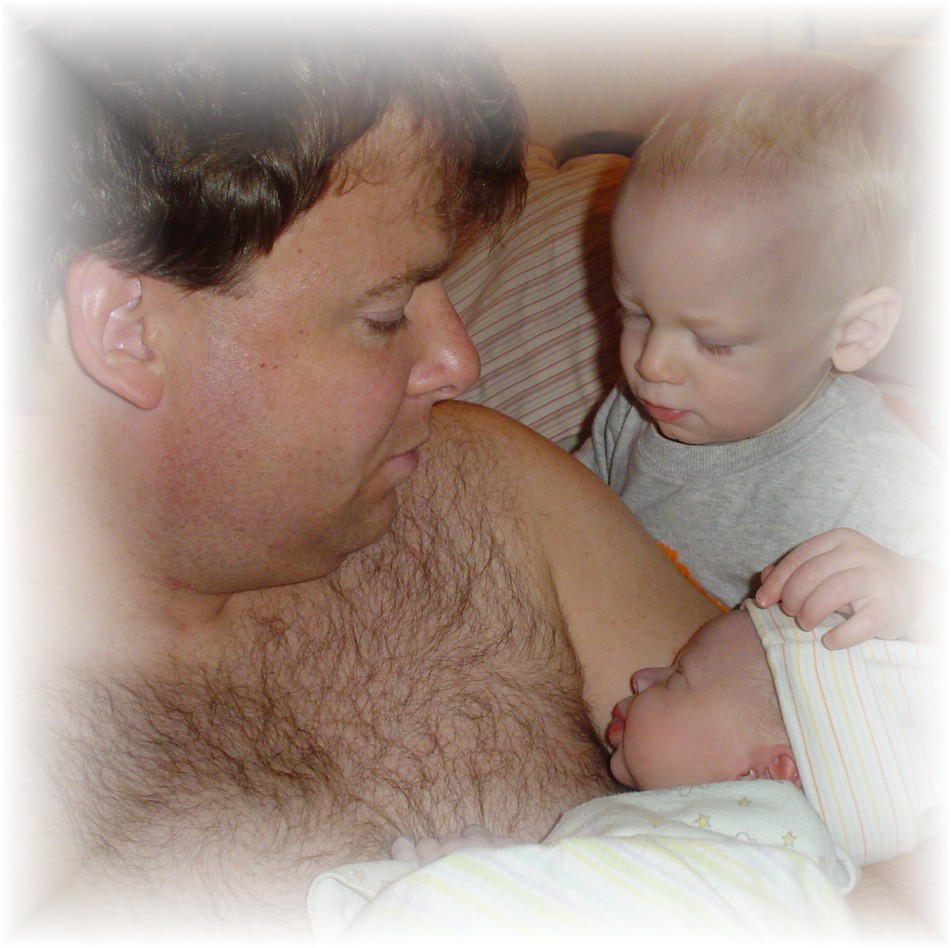 Daddy and sons!