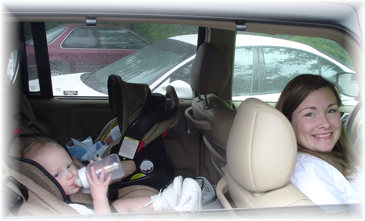Family van ride home!