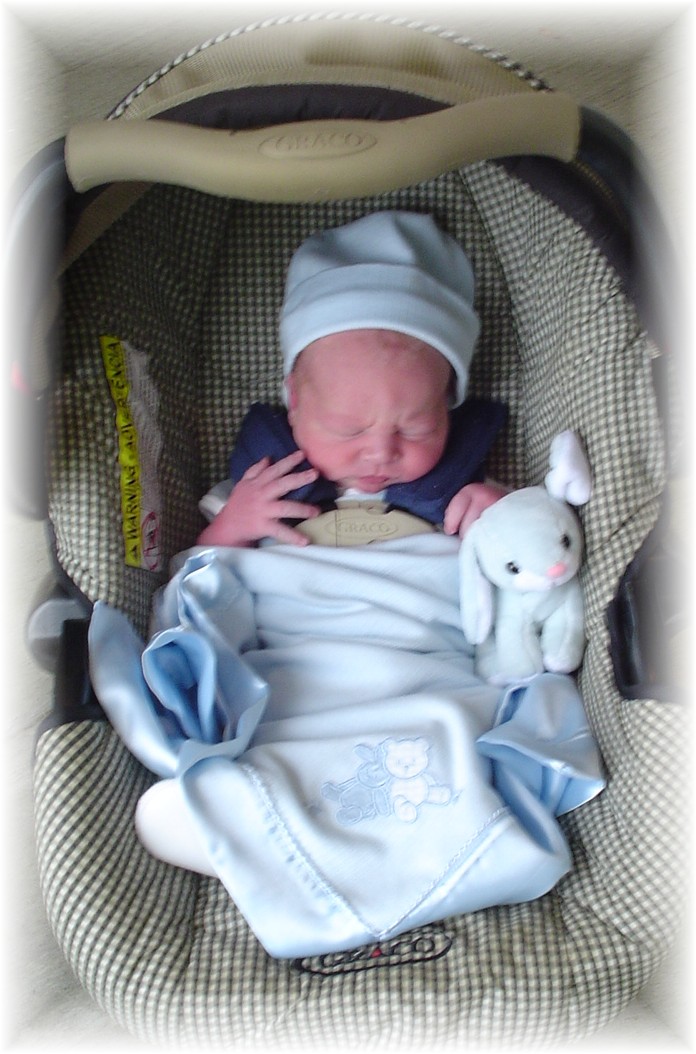 First car ride...going home!