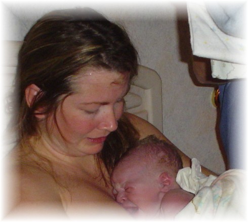Mommy's First Embrace!
