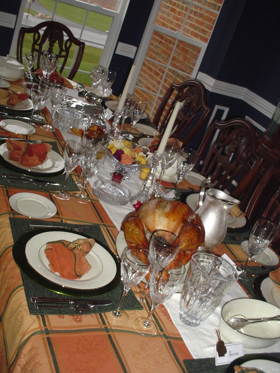 Table is set - Let's eat!